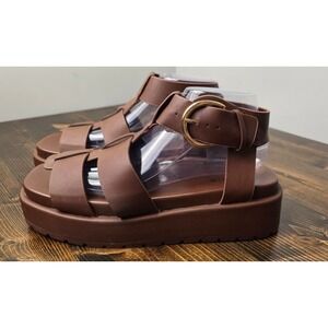 Torrid Brown Platform Sandals